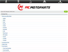 Tablet Screenshot of mc-motoparts.com